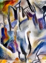 Zasněžený les,2016,
