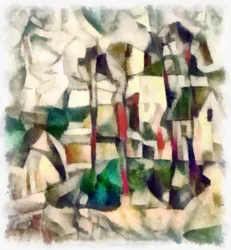 Pohled (zelený) #21,2016,