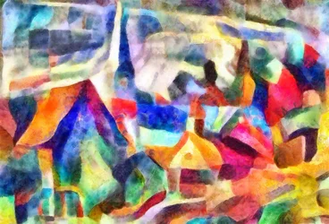 katedrála v dálce, 2017,(mixed media)