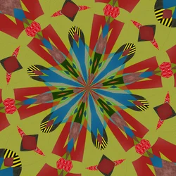 ornament #80,2019,(kombinovaná média)