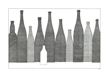 Lahve - Malé bílé