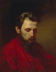 Portrét malíře Vjačeslava Grigorieviče Schwartze 1838-1869, 1870