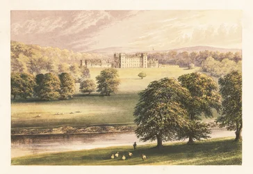 Floors Castle, Roxburghshire, Skotsko.