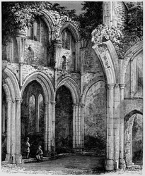 Arches in South Transept, Netley Abbey, c1880, 1897
