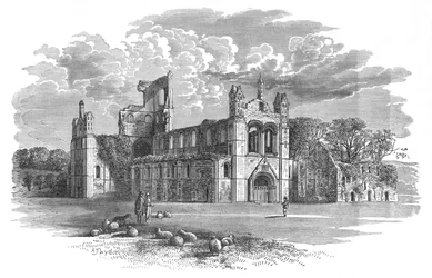 Ze severozápadu, Kirkstall Abbey, c1880, 1897