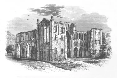 Ze severu, opatství Rievaulx, c1880, 1897