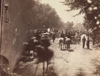 [Grand Army Review, Pennsylvania Avenue, Washington], 23. nebo 24. května 1865.