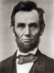 Portrét Abrahama Lincolna - Portrét Abrahama Lincolna (1809-1865) 16. prezident Spojených států amerických. Fotografoval Alexander Gardner