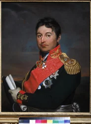Generál Alexandre Dmitrijevič Balachov - Portrét generála Alexandra Dmitrijeviče Balašova (1770-1837) - Alexandr Grigorjevič Varnek (1782-1843). Olej na plátně