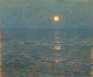 Měsíční svit, asi 1892 (pastel na papíře na kartonu))