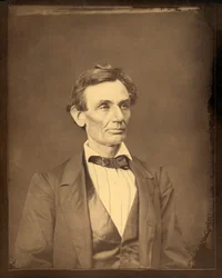 Portrét Lincolna jako prezidentského kandidáta