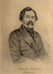 Portrét malíře Vasilije Fjodoroviče Georg Wilhelm Timm 1820-1895