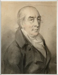 Portrét hraběte Grigorije Alexejeviče Ščerbatova (1735-1810) - Molinari, Alexander (1772-1831) - Sangvinik, černobílá křída na papíře - 29,8x23 - Státní muzeum umění republiky Tatarstán, Kazaň