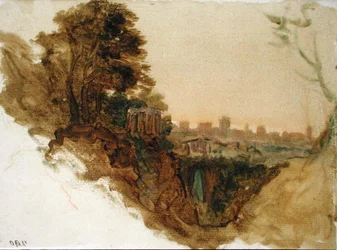 Tivoli (akvarel na papíře)