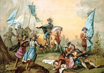 František I. Francouzský v bitvě u Marignana