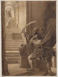 François I ohánějící se mečem