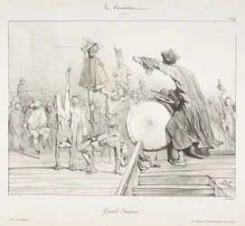 Skvělí skokani!, z La Caricature, 1823-60.