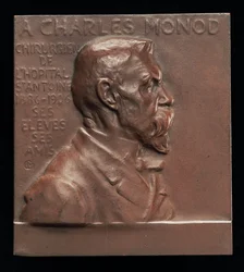 Alexandre-Charles Monod, 1843-1921, chirurg [avers], c. 1906.