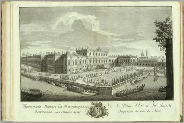 Letní palác v Petrohradě Kniha k 50. výročí založení Petrohradu, 1753