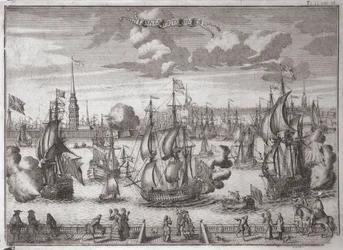 Pohled na Petrohrad, 1727