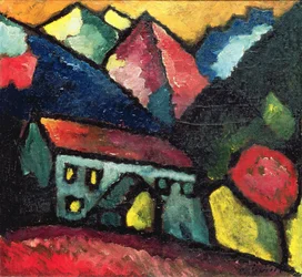 Dům v horách, kolem roku 1912