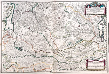 Verona, Vicenza, Padova, Polesine a Rovigo, Itálie - podle A