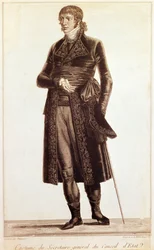 Kostým generálního tajemníka Státní rady, c.1804-10