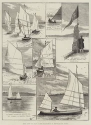 Royal Canoe Club, závod o Challenge Cup na Welsh Harp, Hendon