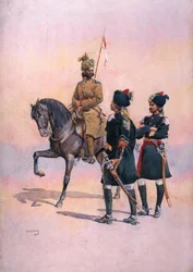 Voják 37. kopiníků (Baluch Horse) Baluch, 36. Jacob