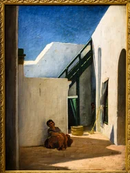 Nádvoří marockého domu