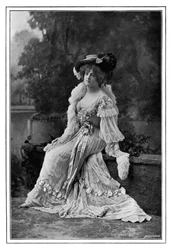 Marie Studholme , anglická divadelní herečka, 1901.