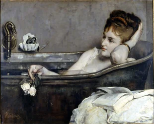 Alfred Stevens: „Koupel“ 1867. Národní muzeum v Compiègne