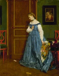 Váhání, možná Madame Monteaux, kolem roku 1867