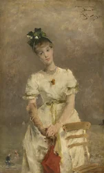 Mladá žena u moře, 1886