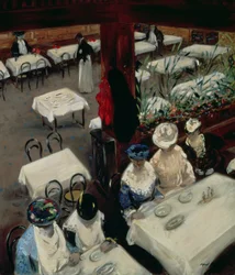 V kavárně, 1905
