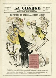 Ilustrace Alfred Le Pete (1841-1909) pro obálku La Charge (1870), č. 14