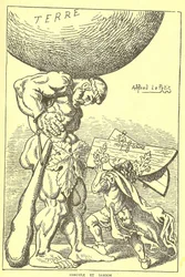 Ilustrace Alfred Le Pete (1841-1909) v Gros-Jean a jeho farnosti