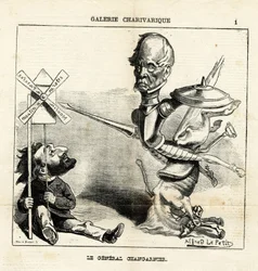 Ilustrace Alfred Le Pete (1841-1909) v Le Charivari