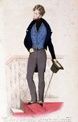 La Mode, leden, únor, březen 1830, lit. Lemercier, svazek II