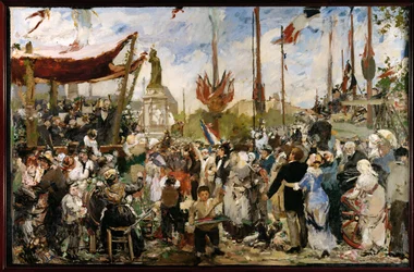 14. července 1880 (olejová skica)