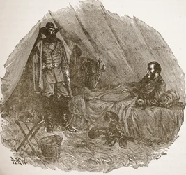 z knižní hospody. 1896 (rytina)