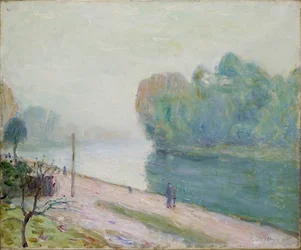 Ohyb v řece Loing, 1896