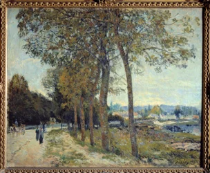 Obraz La Seine a Marly od Alfreda Sisleyho