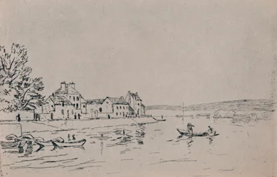 The Banks of Loing, c.1880, 1946