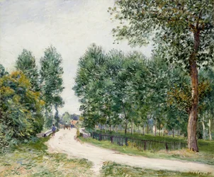 Cesta Saint-Mammes, ráno; Cesta Saint-Mammes, ráno, 1890