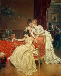 Alfred Stevens, Šálek čaje