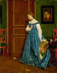 Váhání Madame Monteaux, c. 1867.