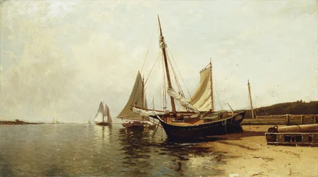 Klidné ráno, přístav Portland,