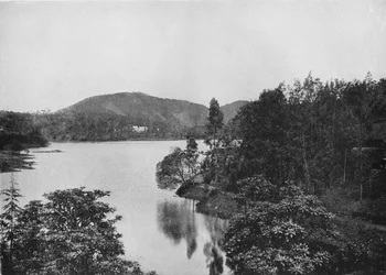 Koutek jezera Nuwara Eliya, c1890, 1910
