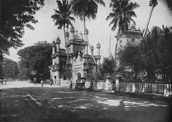 Mohamedánská mešita, Cinnamon Gardens, Colombo, c1890, 1910